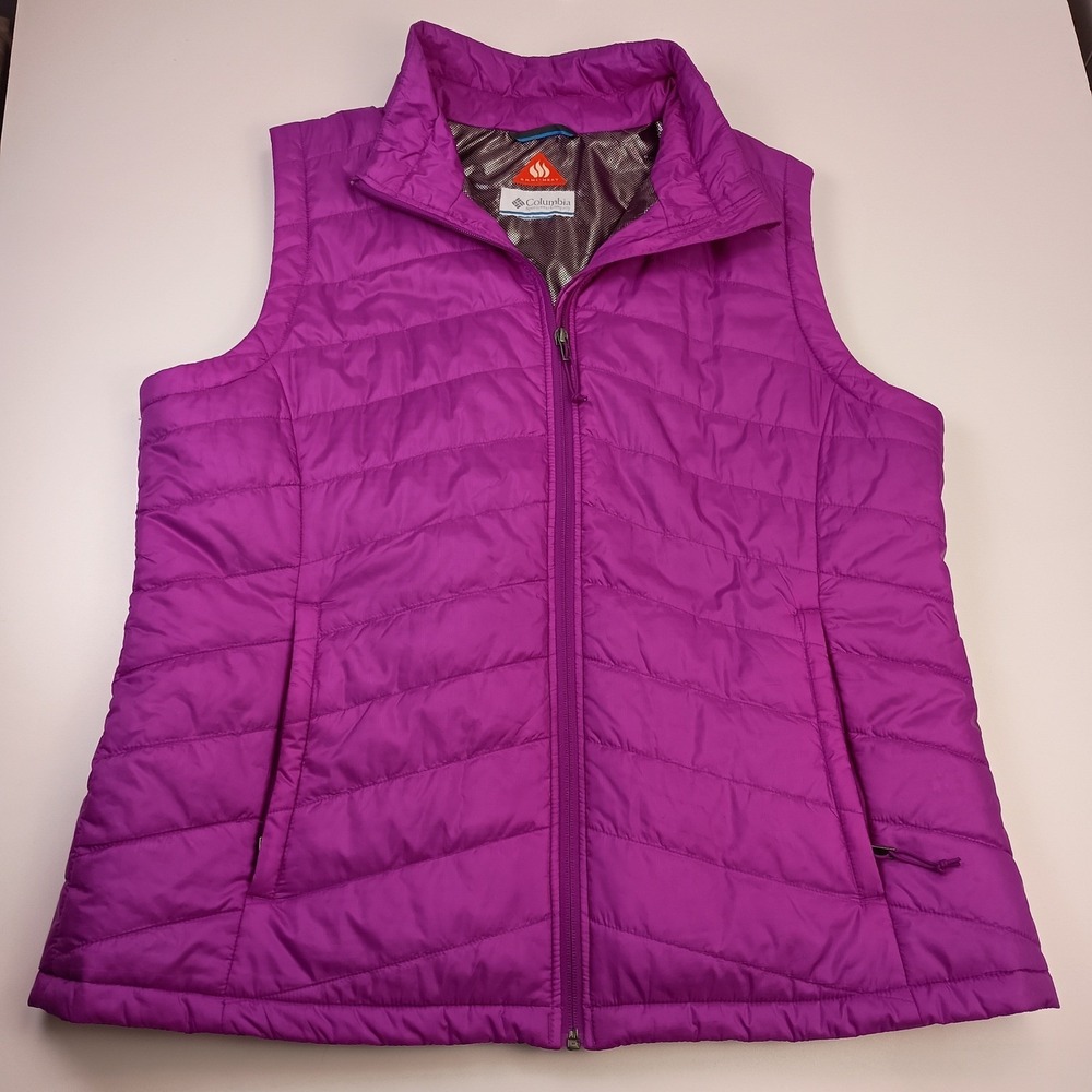 Columbia Women's Purple Quilted Packable Vest